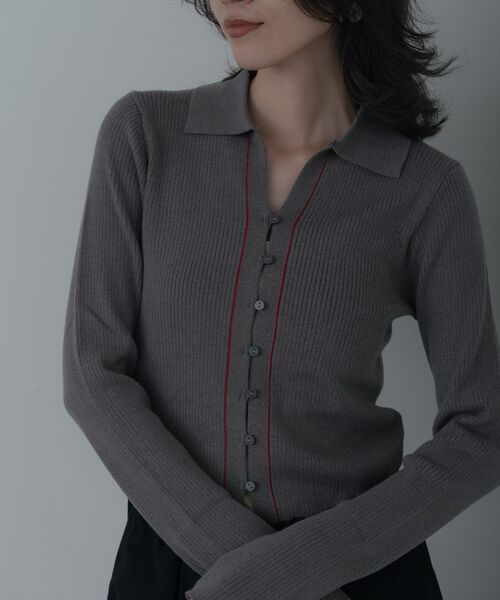 GALLEST / ギャレスト ニット・セーター | 【一部店舗限定】ポロ衿リブニット | 詳細9