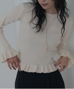 GALLEST / ギャレスト ニット・セーター | 【一部店舗限定】フリルスポンディッシュニット