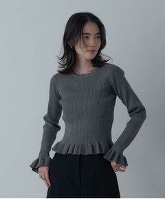 GALLEST / ギャレスト ニット・セーター | 【一部店舗限定】フリルスポンディッシュニット