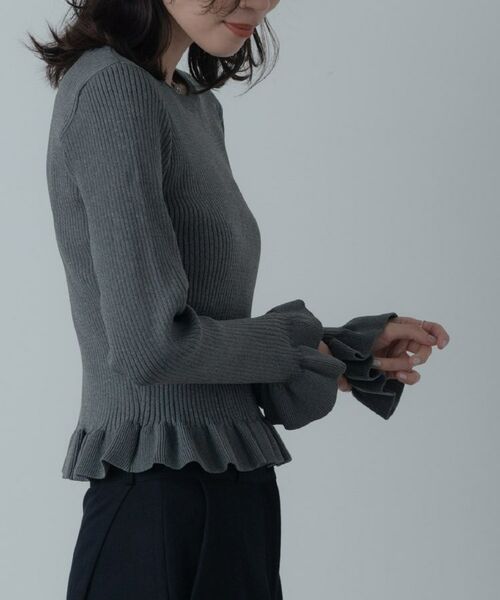GALLEST / ギャレスト ニット・セーター | 【一部店舗限定】フリルスポンディッシュニット | 詳細10