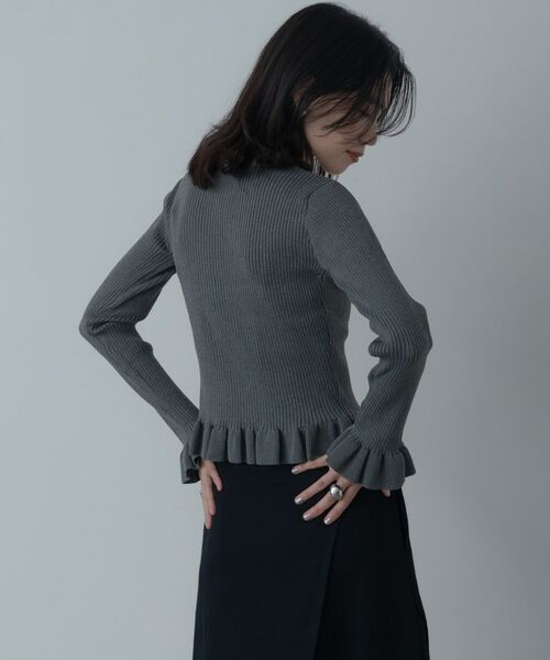 GALLEST / ギャレスト ニット・セーター | 【一部店舗限定】フリルスポンディッシュニット | 詳細11