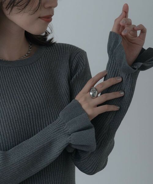 GALLEST / ギャレスト ニット・セーター | 【一部店舗限定】フリルスポンディッシュニット | 詳細12