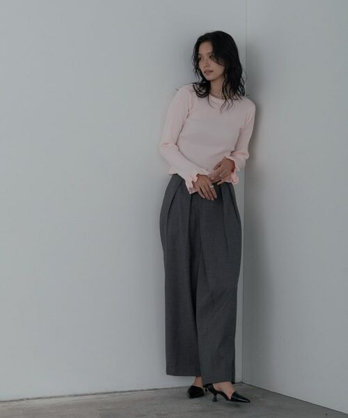 GALLEST / ギャレスト ニット・セーター | 【一部店舗限定】フリルスポンディッシュニット | 詳細15