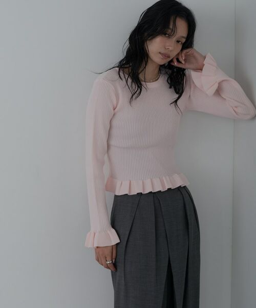 GALLEST / ギャレスト ニット・セーター | 【一部店舗限定】フリルスポンディッシュニット | 詳細18
