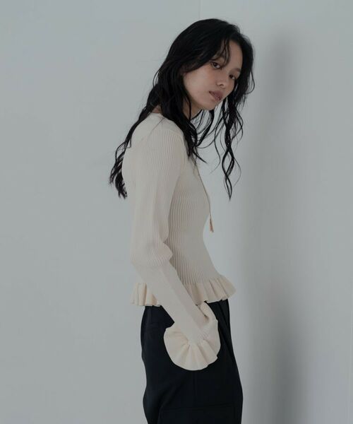 GALLEST / ギャレスト ニット・セーター | 【一部店舗限定】フリルスポンディッシュニット | 詳細28