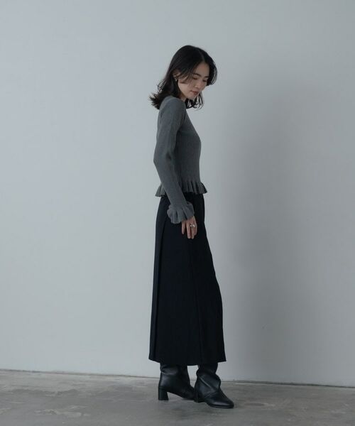 GALLEST / ギャレスト ニット・セーター | 【一部店舗限定】フリルスポンディッシュニット | 詳細7