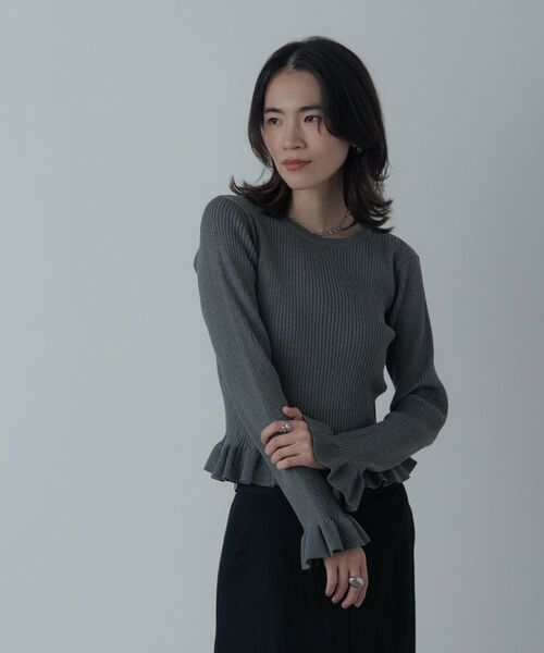 GALLEST / ギャレスト ニット・セーター | 【一部店舗限定】フリルスポンディッシュニット | 詳細9