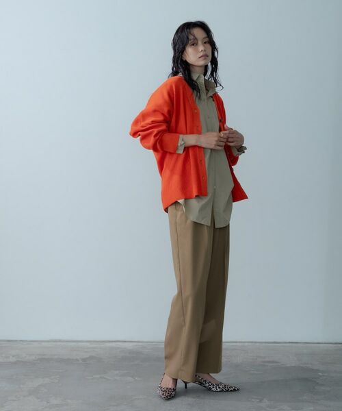 GALLEST / ギャレスト カーディガン・ボレロ | フォルムリブニットカーディガン | 詳細12