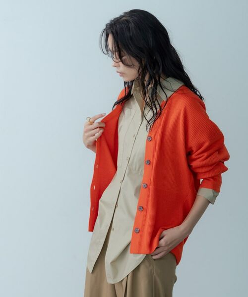 GALLEST / ギャレスト カーディガン・ボレロ | フォルムリブニットカーディガン | 詳細17