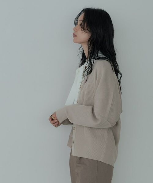 GALLEST / ギャレスト カーディガン・ボレロ | フォルムリブニットカーディガン | 詳細22