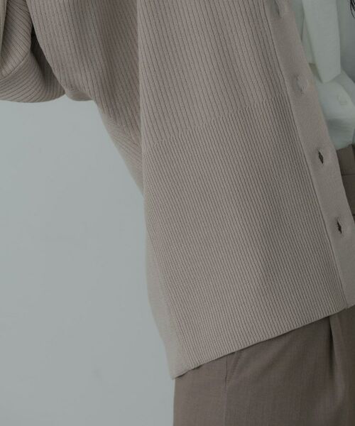 GALLEST / ギャレスト カーディガン・ボレロ | フォルムリブニットカーディガン | 詳細25