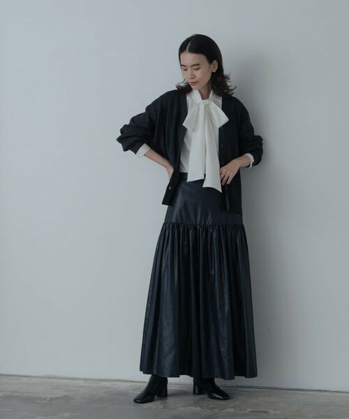 GALLEST / ギャレスト カーディガン・ボレロ | フォルムリブニットカーディガン | 詳細3