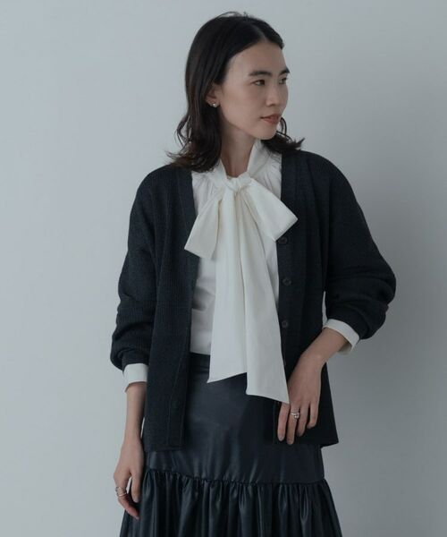 GALLEST / ギャレスト カーディガン・ボレロ | フォルムリブニットカーディガン | 詳細5