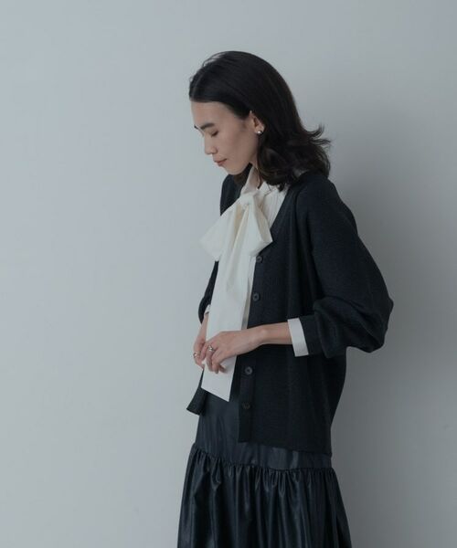 GALLEST / ギャレスト カーディガン・ボレロ | フォルムリブニットカーディガン | 詳細7