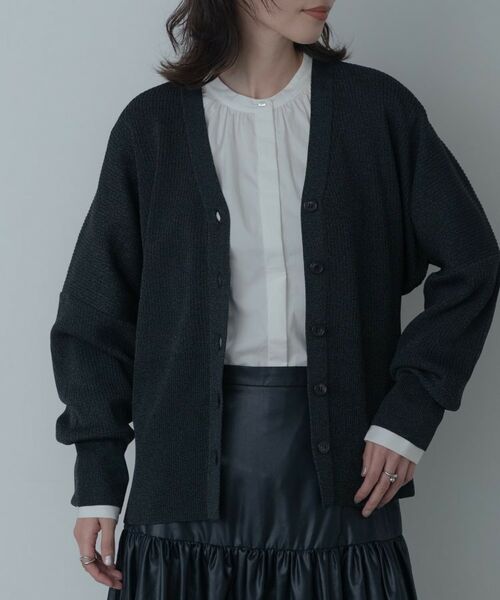 GALLEST / ギャレスト カーディガン・ボレロ | フォルムリブニットカーディガン | 詳細9