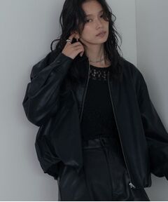 GALLEST / ギャレスト レザーブルゾン・ジャケット | 【セットアップ対応】シンセティックレザージャケット