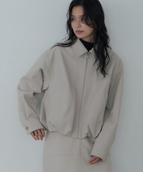 GALLEST / ギャレスト レザーブルゾン・ジャケット | 【セットアップ対応】シンセティックレザージャケット | 詳細10