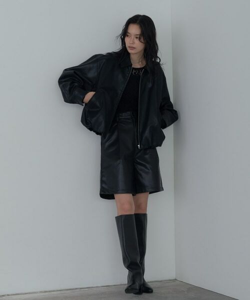 GALLEST / ギャレスト レザーブルゾン・ジャケット | 【セットアップ対応】シンセティックレザージャケット | 詳細11