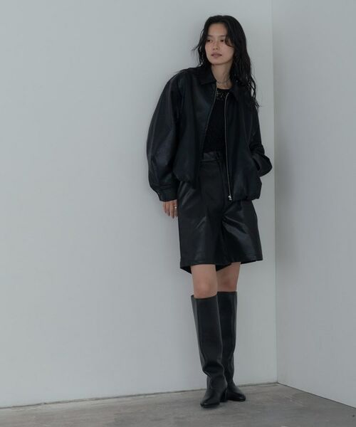 GALLEST / ギャレスト レザーブルゾン・ジャケット | 【セットアップ対応】シンセティックレザージャケット | 詳細12