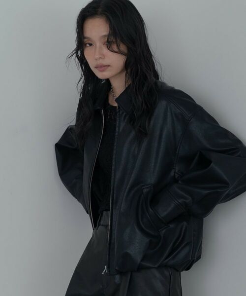 GALLEST / ギャレスト レザーブルゾン・ジャケット | 【セットアップ対応】シンセティックレザージャケット | 詳細17