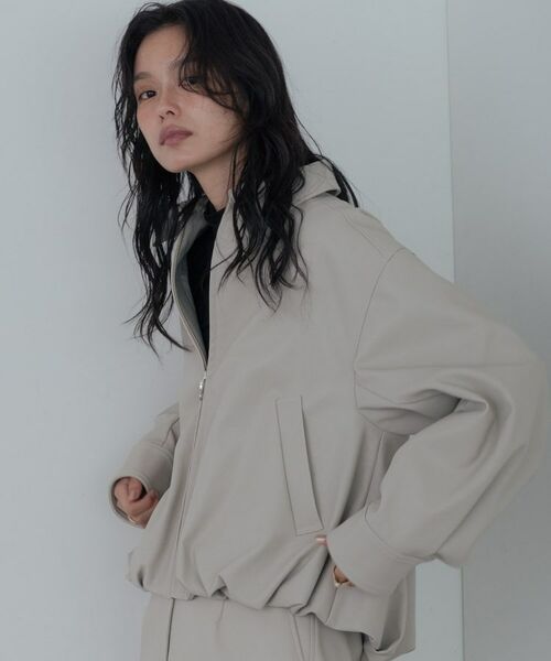 GALLEST / ギャレスト レザーブルゾン・ジャケット | 【セットアップ対応】シンセティックレザージャケット | 詳細4