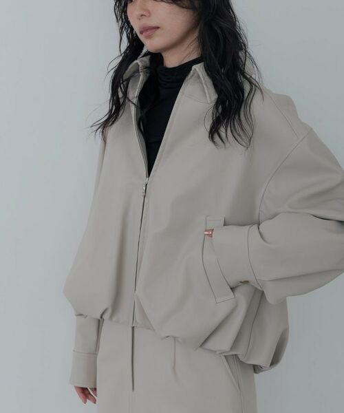 GALLEST / ギャレスト レザーブルゾン・ジャケット | 【セットアップ対応】シンセティックレザージャケット | 詳細6