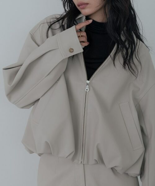 GALLEST / ギャレスト レザーブルゾン・ジャケット | 【セットアップ対応】シンセティックレザージャケット | 詳細7