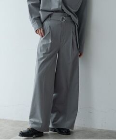 GALLEST / ギャレスト パンツ | Timeless｜ベルテッドワイドパンツ【セットアップ対応】