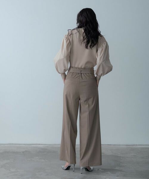 GALLEST / ギャレスト パンツ | Timeless|ベルテッドワイドパンツ【セットアップ対応】 | 詳細12