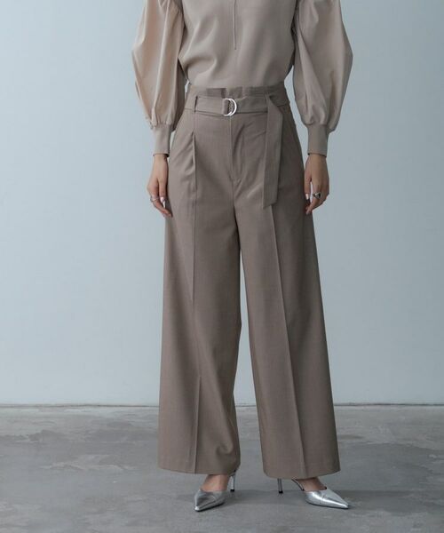 GALLEST / ギャレスト パンツ | Timeless|ベルテッドワイドパンツ【セットアップ対応】 | 詳細13