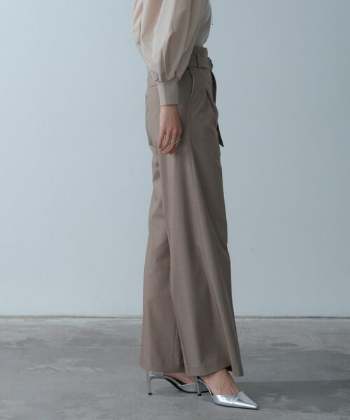 GALLEST / ギャレスト パンツ | Timeless|ベルテッドワイドパンツ【セットアップ対応】 | 詳細14