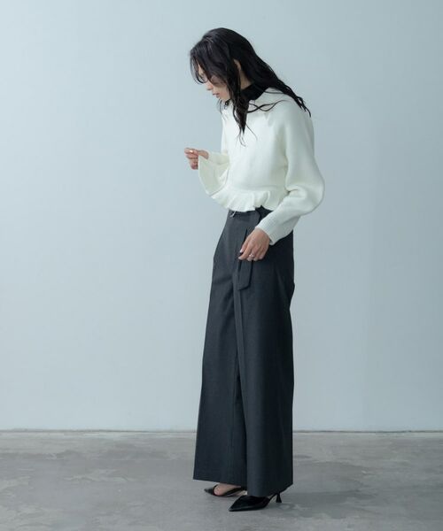 GALLEST / ギャレスト パンツ | Timeless|ベルテッドワイドパンツ【セットアップ対応】 | 詳細2