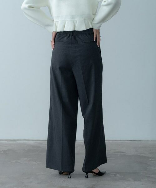 GALLEST / ギャレスト パンツ | Timeless|ベルテッドワイドパンツ【セットアップ対応】 | 詳細7