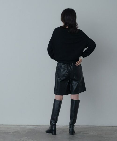 GALLEST / ギャレスト ショート・ハーフ・半端丈パンツ | レザー調ハーフパンツ | 詳細2