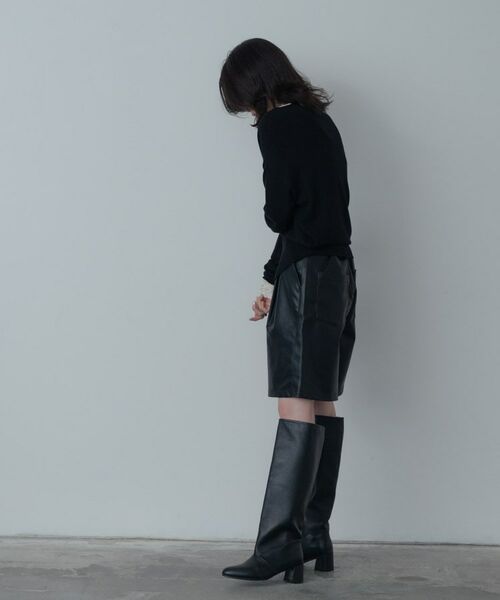 GALLEST / ギャレスト ショート・ハーフ・半端丈パンツ | レザー調ハーフパンツ | 詳細3