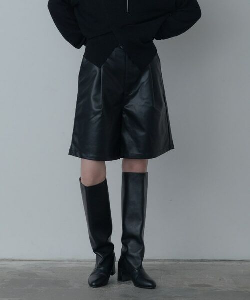 GALLEST / ギャレスト ショート・ハーフ・半端丈パンツ | レザー調ハーフパンツ | 詳細5