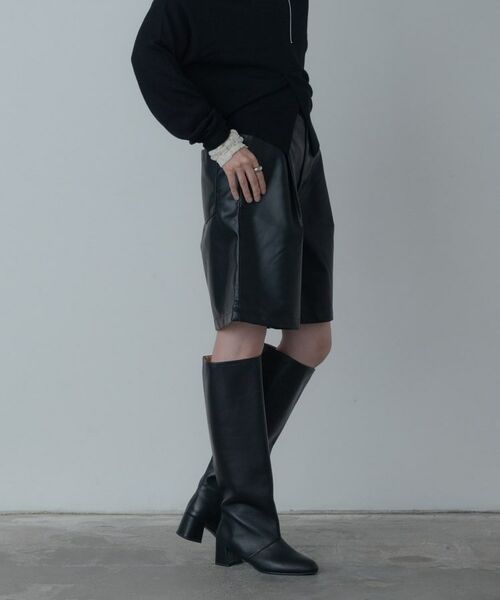 GALLEST / ギャレスト ショート・ハーフ・半端丈パンツ | レザー調ハーフパンツ | 詳細6