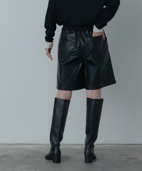 GALLEST / ギャレスト ショート・ハーフ・半端丈パンツ | レザー調ハーフパンツ | 詳細7