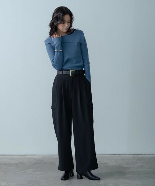 GALLEST / ギャレスト パンツ | メランジツイルカーゴパンツ | 詳細3