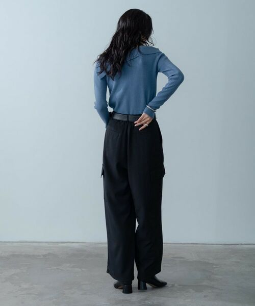 GALLEST / ギャレスト パンツ | メランジツイルカーゴパンツ | 詳細5