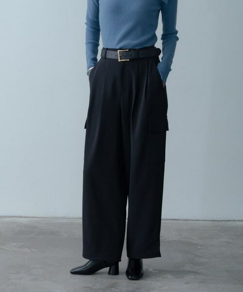 GALLEST / ギャレスト パンツ | メランジツイルカーゴパンツ(ブラック(019))