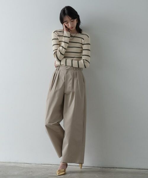 GALLEST / ギャレスト パンツ | チノシャンプレータックパンツ | 詳細1