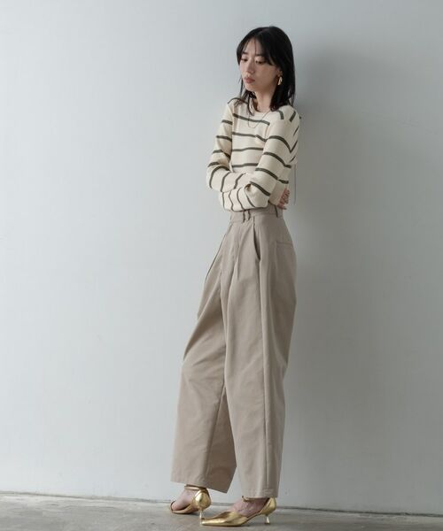 GALLEST / ギャレスト パンツ | チノシャンプレータックパンツ | 詳細3