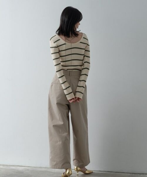 GALLEST / ギャレスト パンツ | チノシャンプレータックパンツ | 詳細4