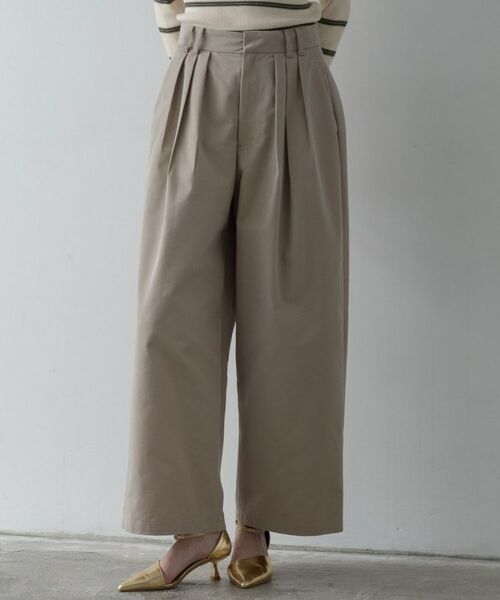 GALLEST / ギャレスト パンツ | チノシャンプレータックパンツ | 詳細5