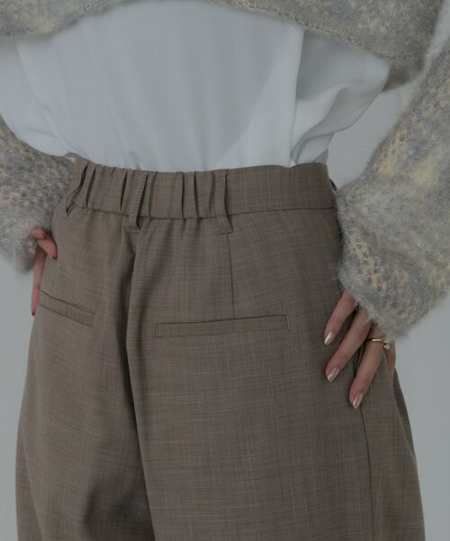 GALLEST / ギャレスト パンツ | センタータックメランジワイドパンツ | 詳細17