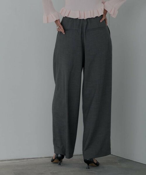 GALLEST / ギャレスト パンツ | センタータックメランジワイドパンツ | 詳細7