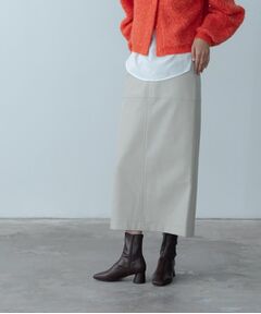 GALLEST / ギャレスト ロング・マキシ丈スカート | 【セットアップ対応】シンセティックレザースカート