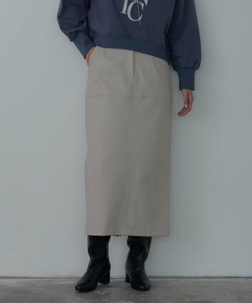 GALLEST / ギャレスト ロング・マキシ丈スカート | 【セットアップ対応】シンセティックレザースカート | 詳細13