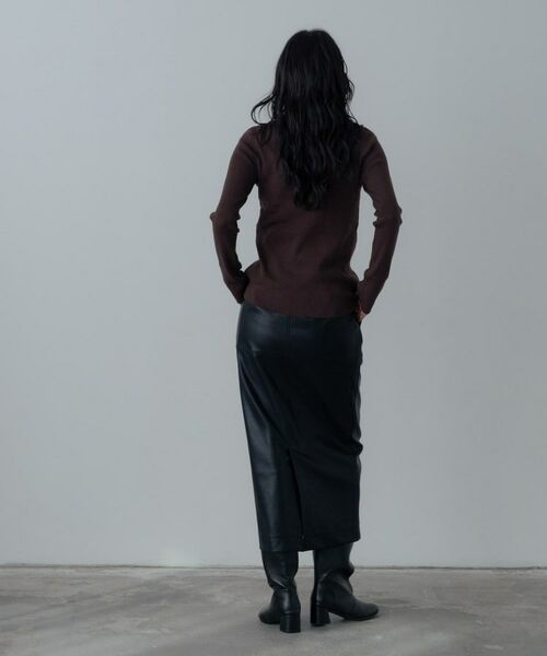 GALLEST / ギャレスト ロング・マキシ丈スカート | 【セットアップ対応】シンセティックレザースカート | 詳細20